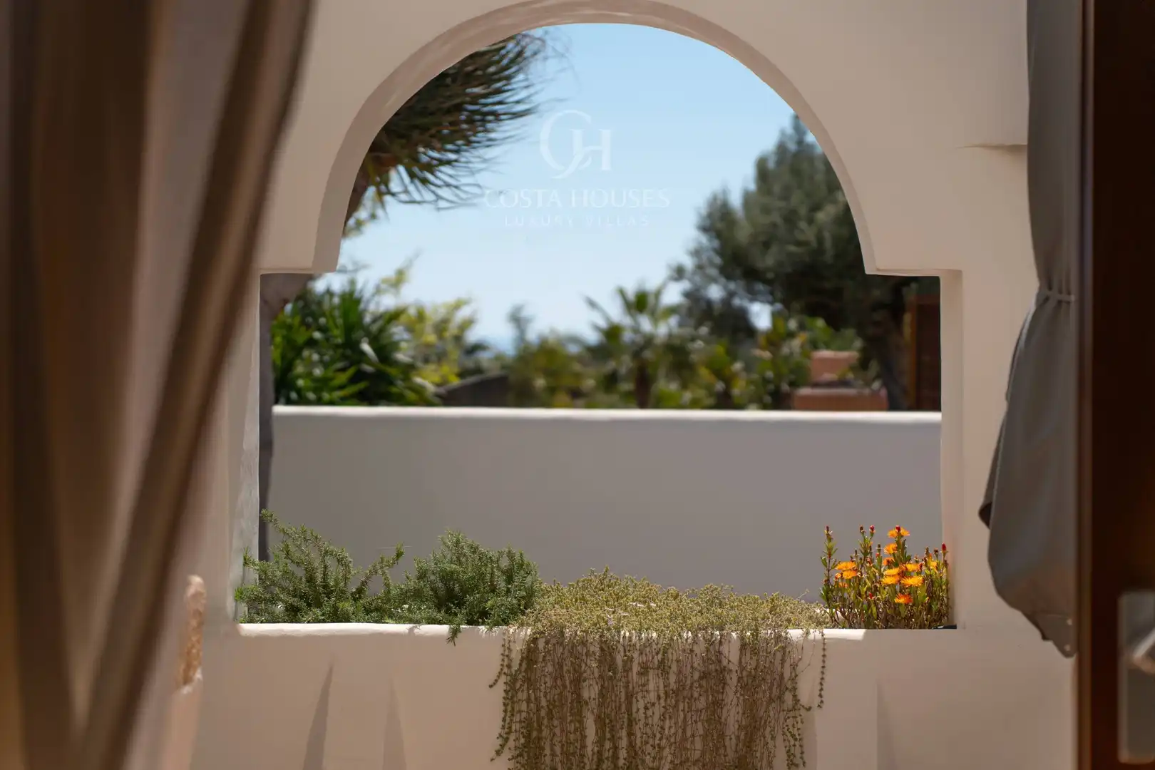 Jardí de Casa o xalet en venda en Moraira amb Aire condicionat, Calefacció i Jardí privat