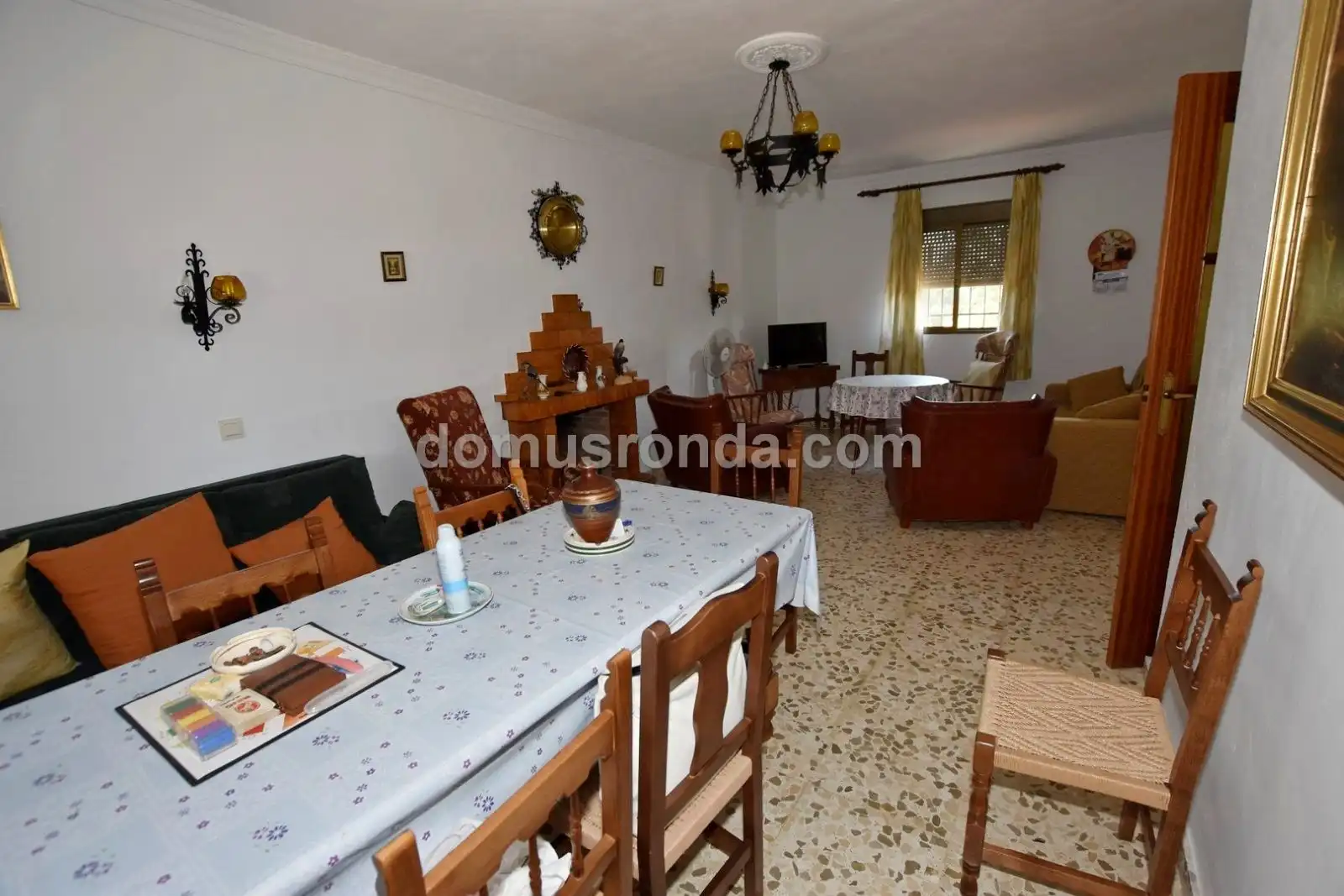Comedor de Finca rústica en venta en Ronda con Terraza y Amueblado