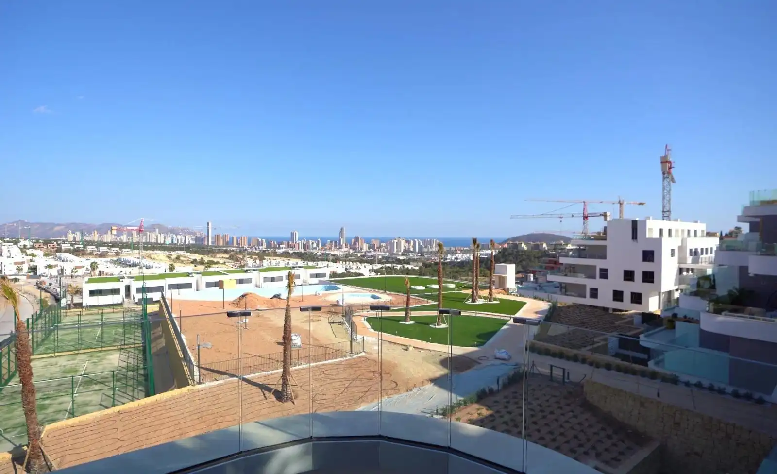 Exterior view of Houses for sale in Finestrat  with Air Conditioner, Terrace and Swimming Pool