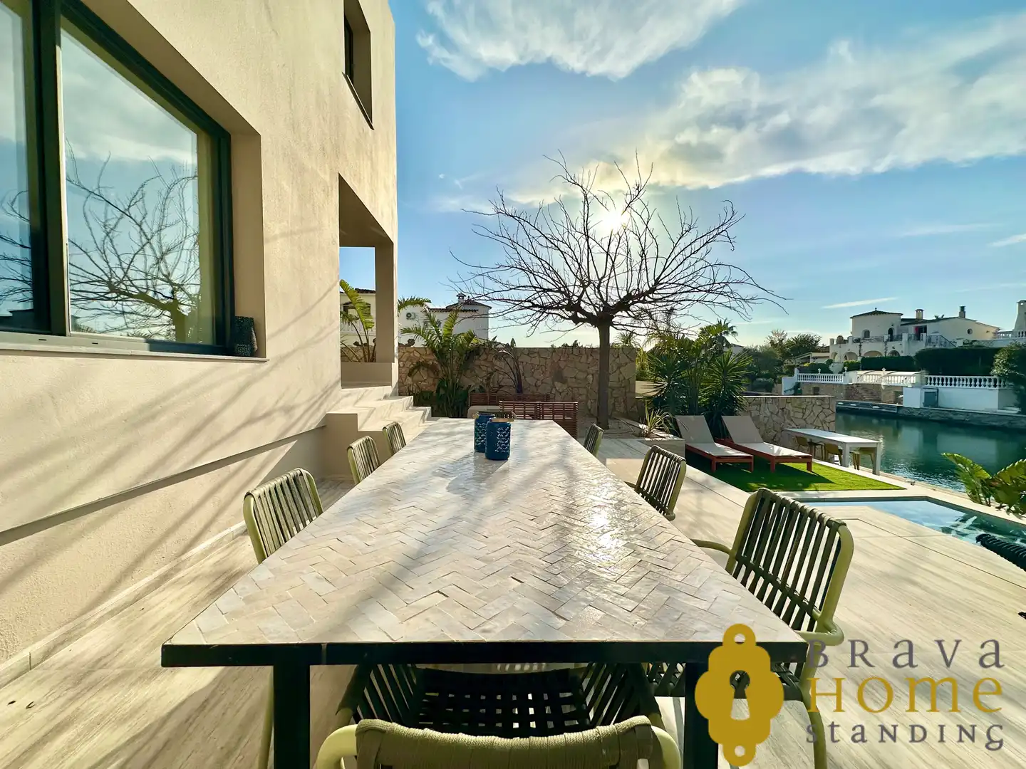 Terraza de Casa o chalet en venta en Empuriabrava con Aire acondicionado, Jardín privado y Terraza