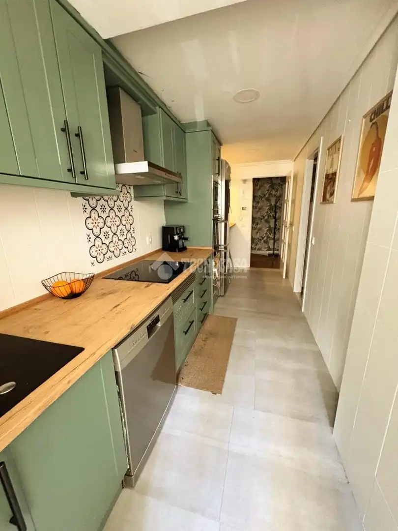 Kitchen of Flat for sale in Madrid  with Heating, Terrace and Furnished