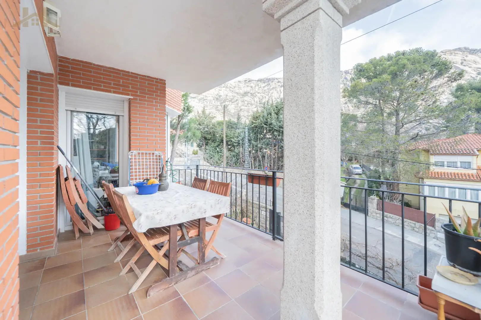 Exterior view of Houses for sale in Manzanares El Real  with Heating, Private garden and Storage room