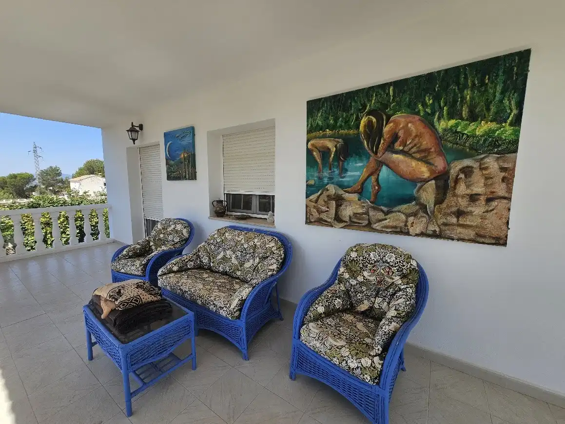 Terraza de Casa o chalet en venta en Benigànim con Piscina
