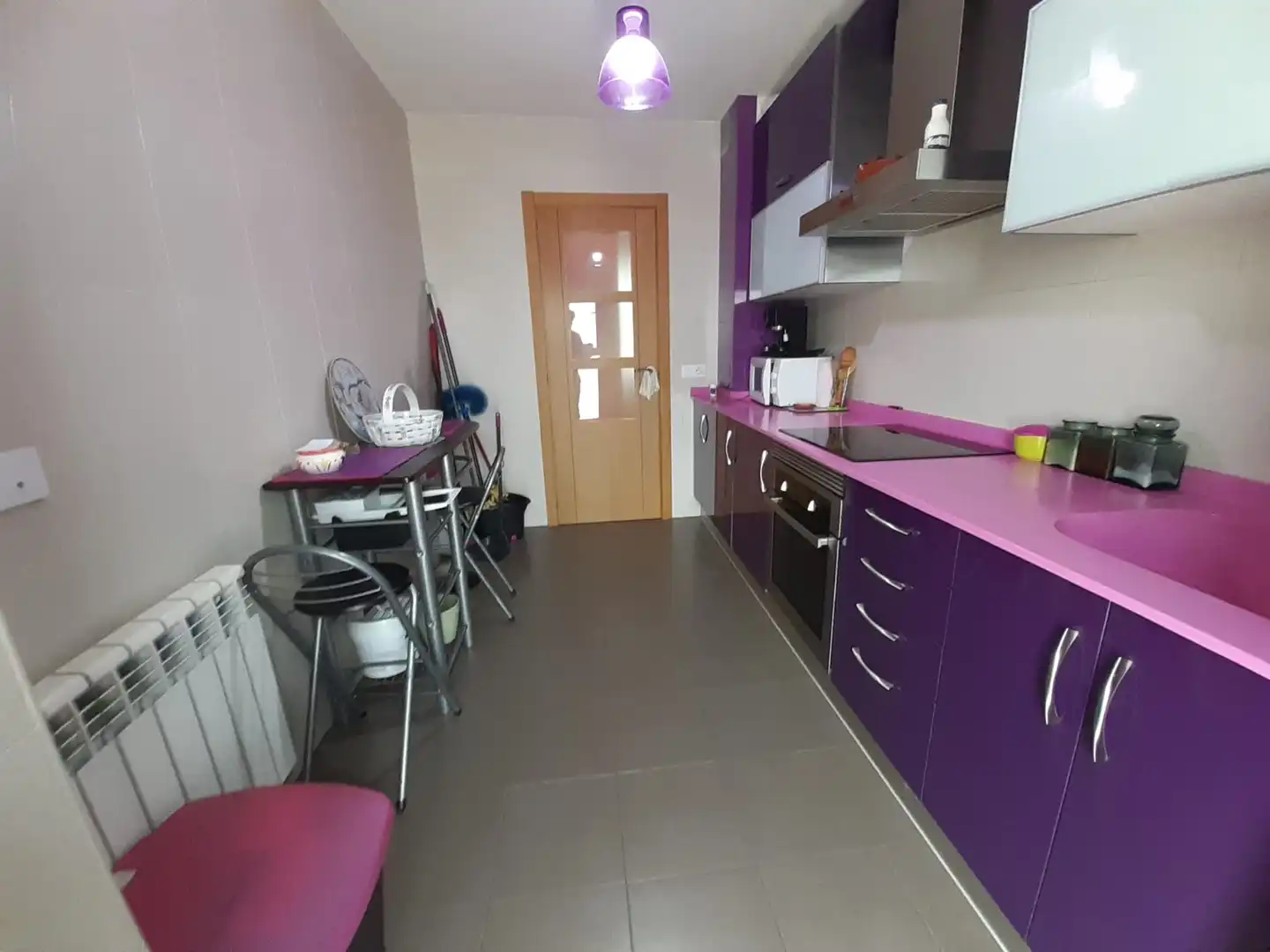 Cocina de Apartamento en venta en Morales del Vino con Parquet y Piscina comunitaria