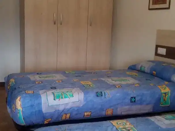 Schlafzimmer von Wohnung zur Miete in  Pamplona / Iruña mit Klimaanlage und Balkon