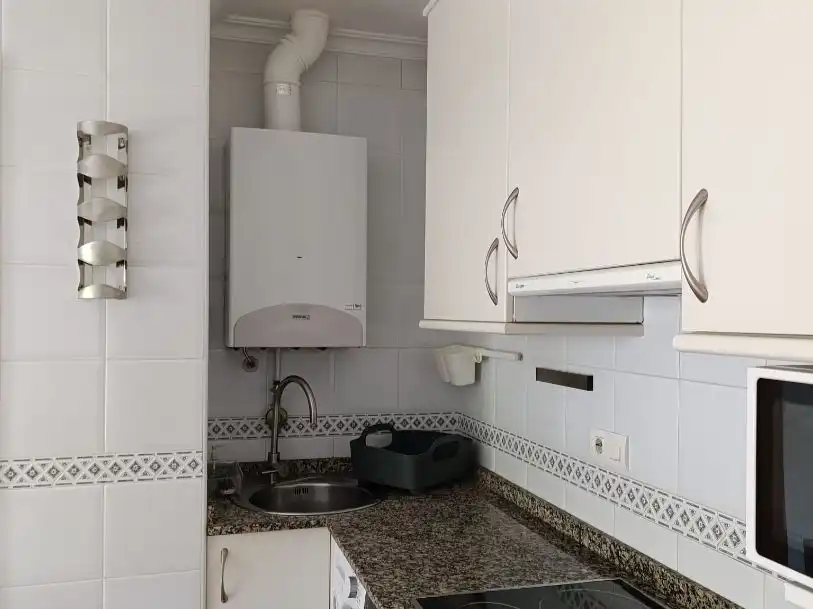 Küche von Wohnungen zur Miete in Muros de Nalón mit Heizung, Privatgarten und Terrasse