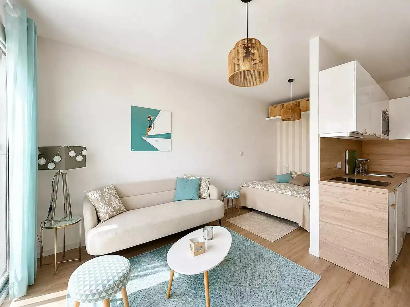Sala de estar de Piso en venta en Empuriabrava con Aire acondicionado y Terraza