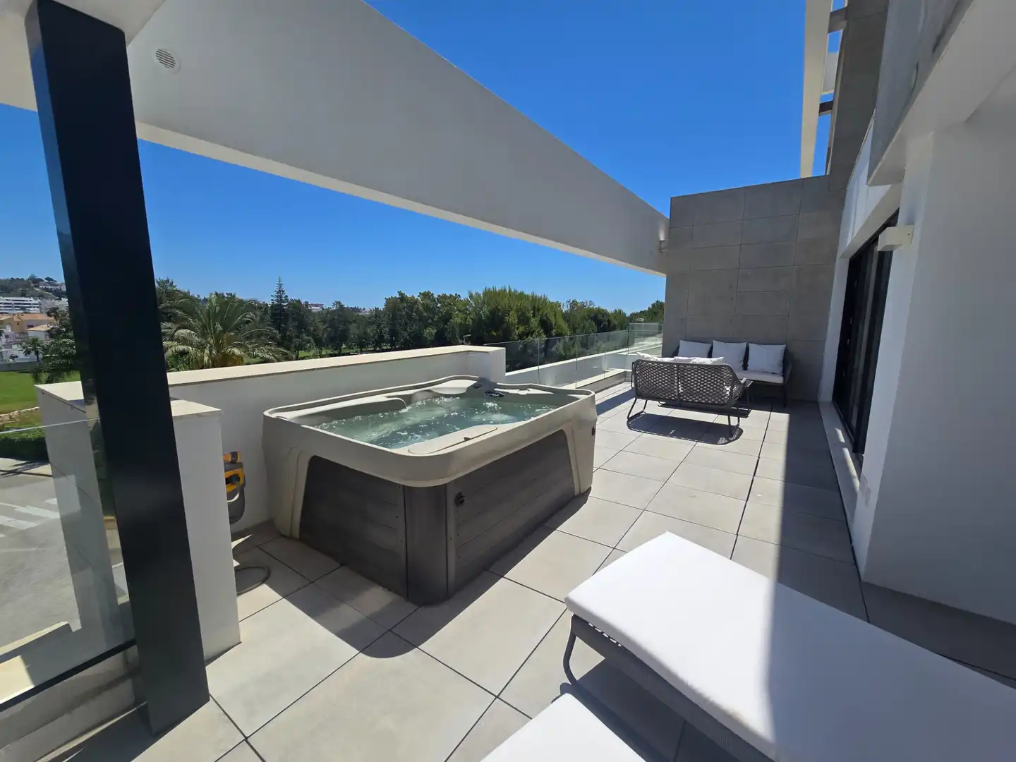 Terrace of Flat for sale in Mijas  with Air Conditioner, Heating and Terrace