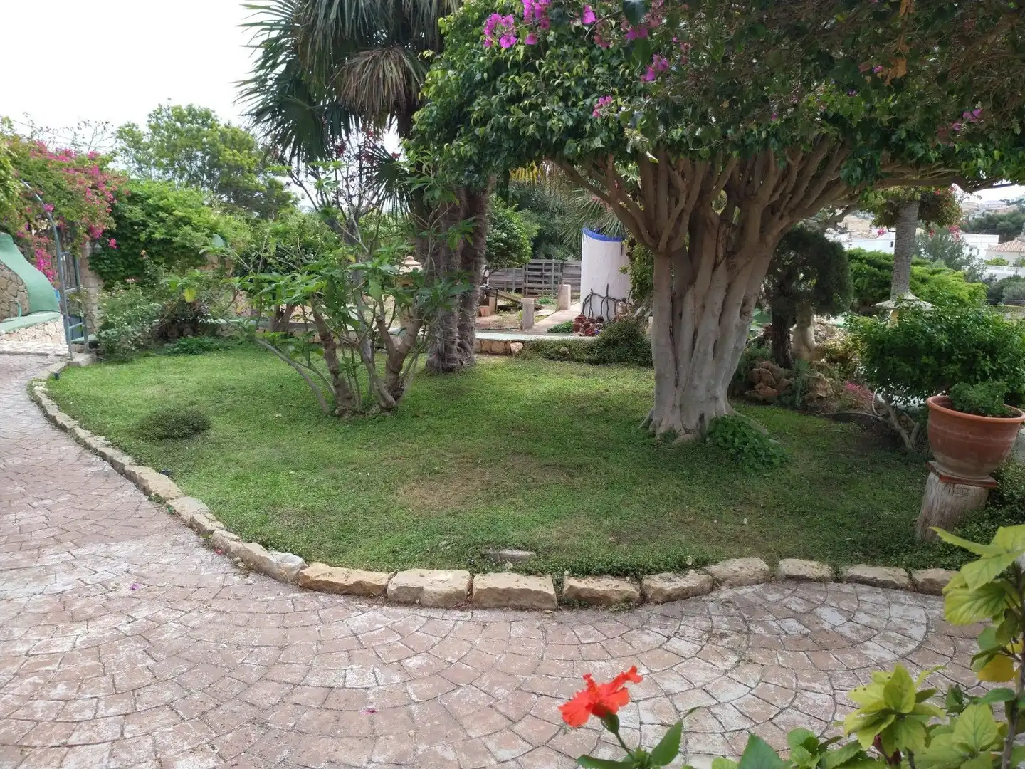 Jardí de Casa o xalet en venda en Calpe / Calp amb Aire condicionat, Jardí privat i Piscina