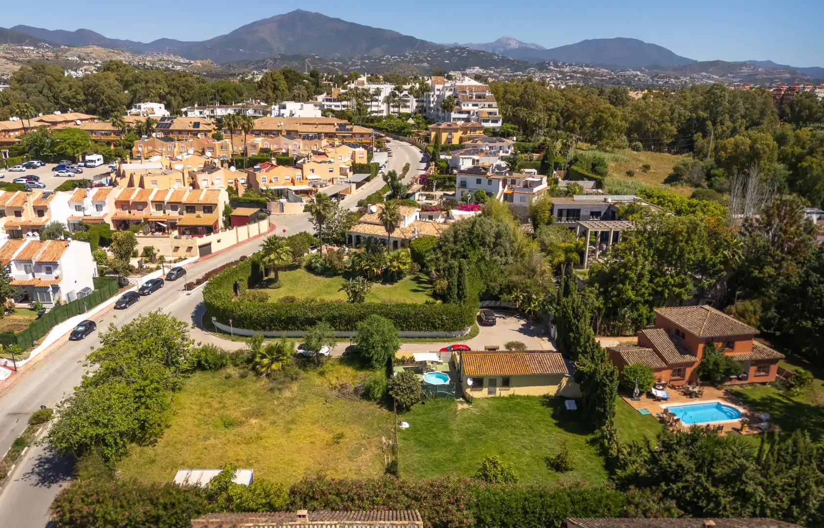 Vista exterior de Residencial en venda en Estepona