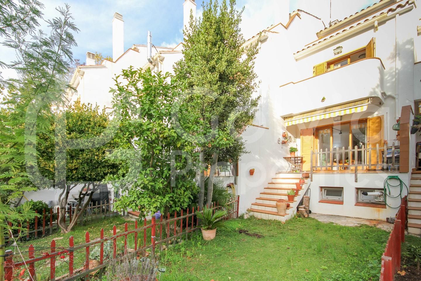 Garden of Single-family semi-detached for sale in Begues  with Heating, Terrace and Balcony