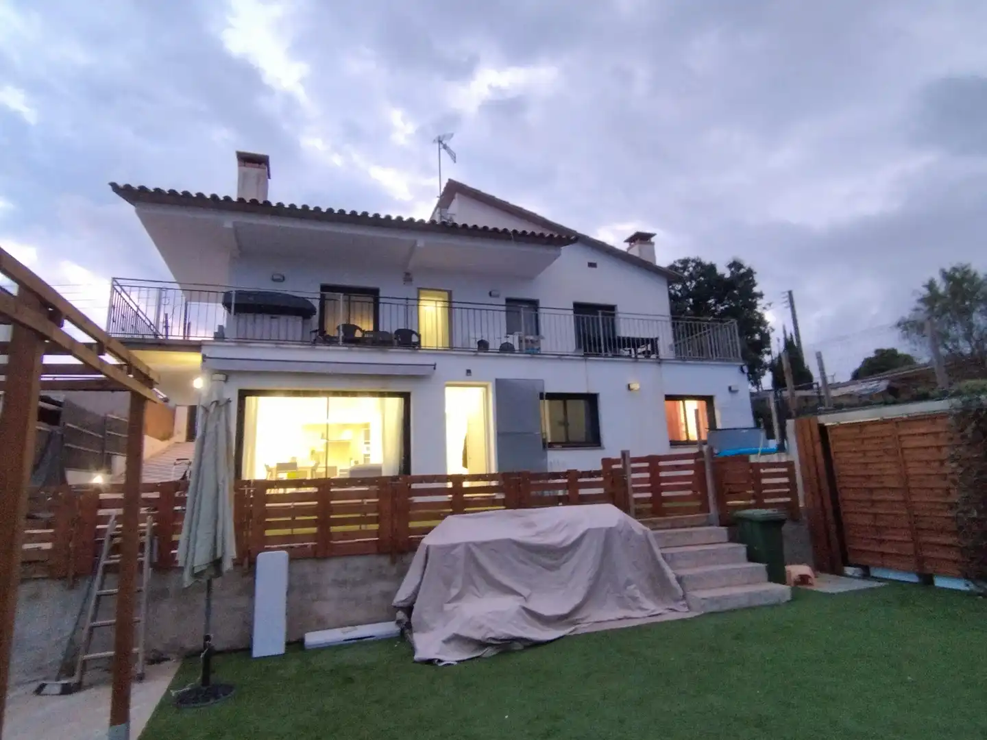 Jardín de Casa o chalet en venta en Lliçà d'Amunt con Calefacción, Parquet y Trastero
