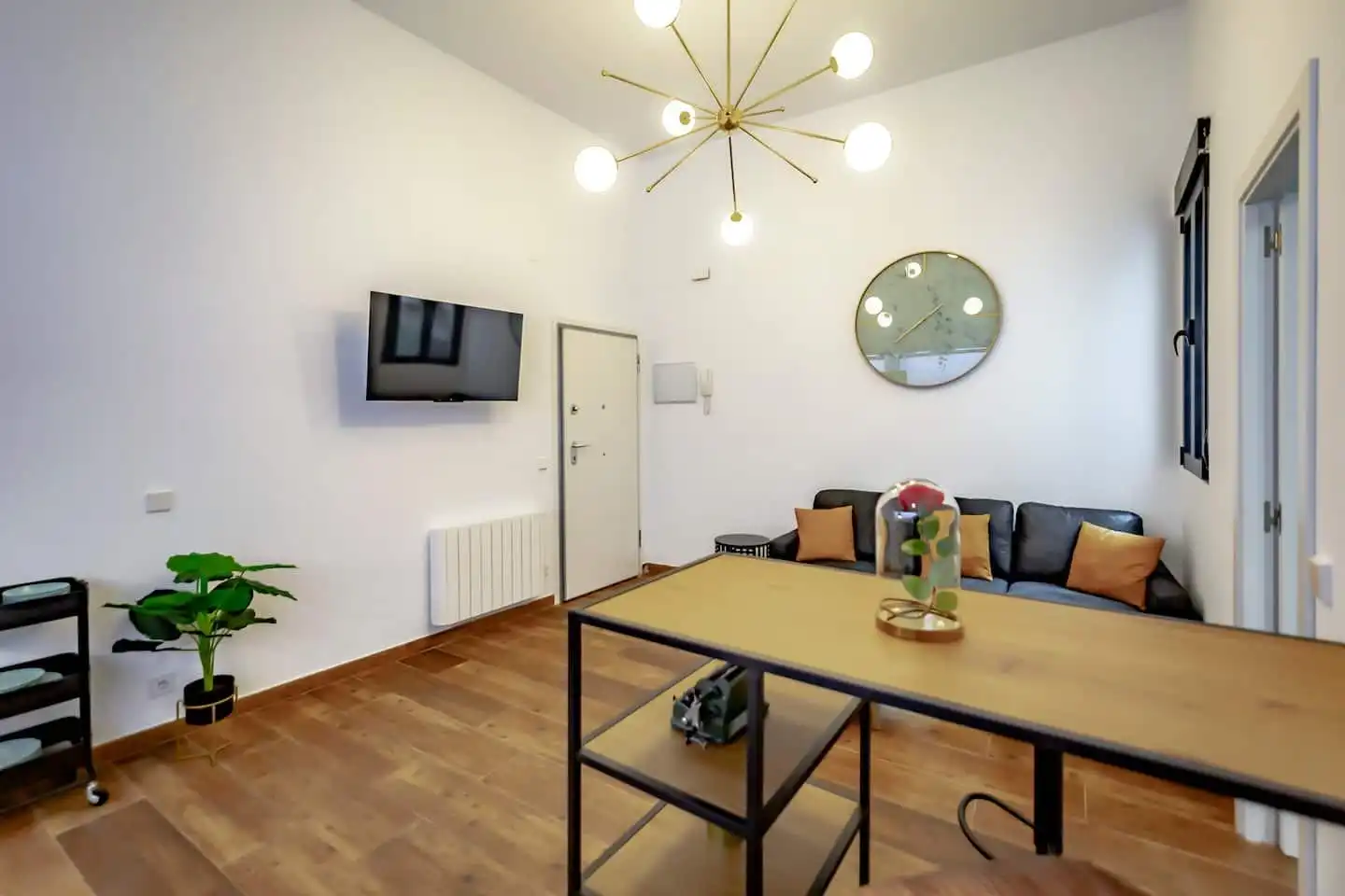 Wohnzimmer von Wohnung zur Miete in Sevilla mit Terrasse, Möbliert und Internet