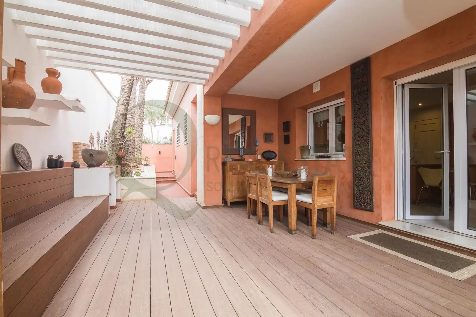 Terrassa de Casa o xalet en venda en Alicante / Alacant amb Calefacció, Jardí privat i Terrassa
