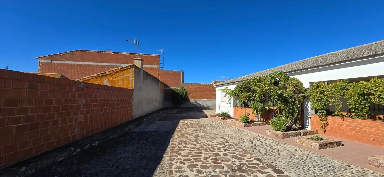 Vista exterior de Casa o xalet en venda en Piedrabuena amb Aire condicionat i Moblat