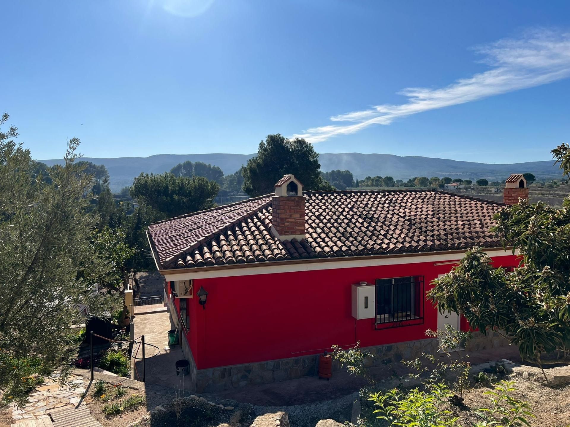 Exterior view of House or chalet for sale in Ontinyent  with Private garden, Terrace and Storage room