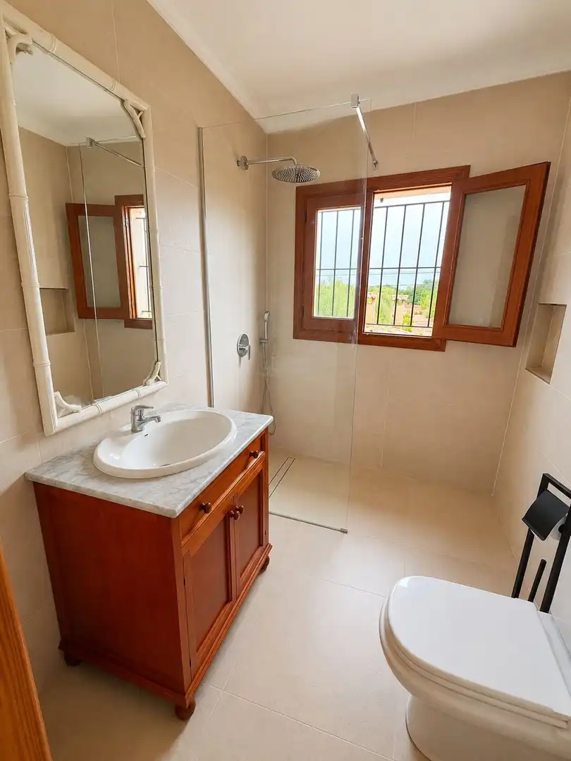 Baño de Finca rústica en venta en Binissalem con Aire acondicionado, Calefacción y Jardín privado