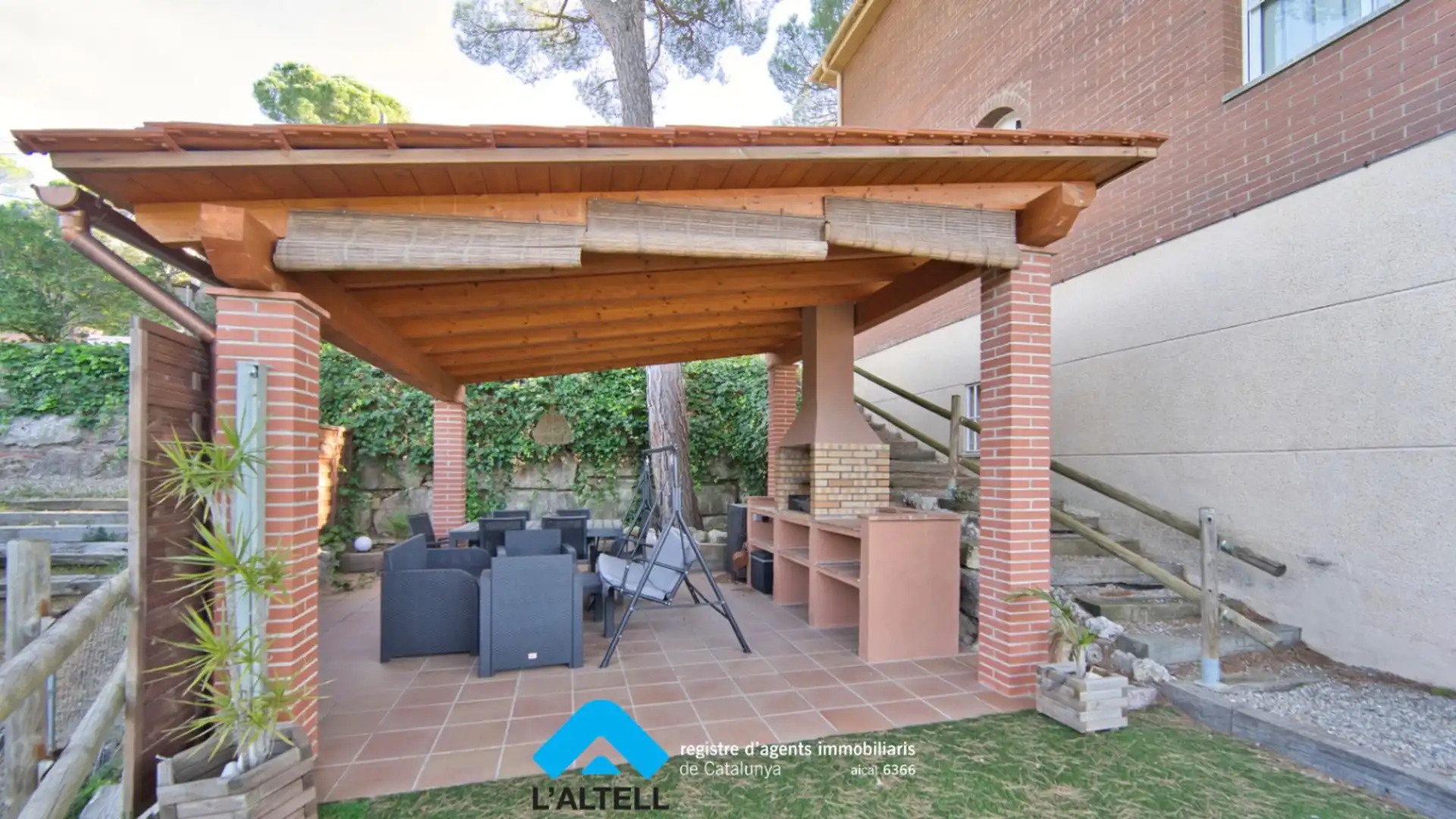 Garden of Houses for sale in L'Ametlla del Vallès  with Heating, Terrace and Storage room