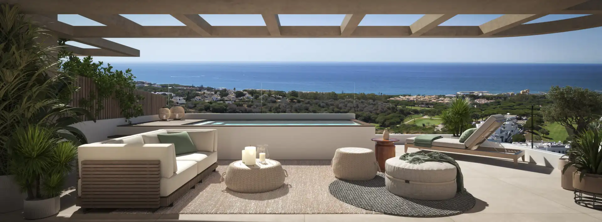 Terraza de Ático en venta en Marbella con Terraza y Piscina