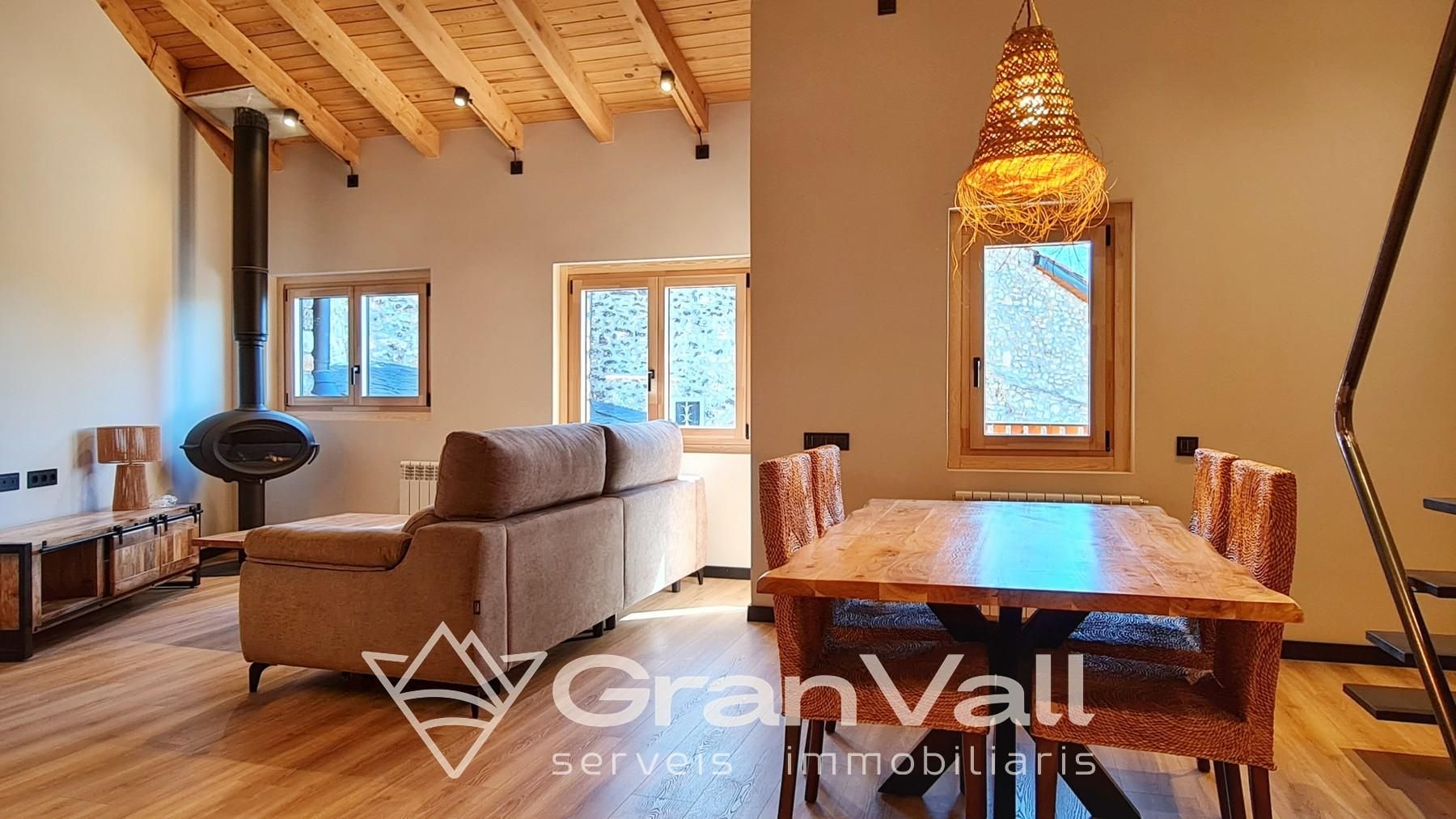 Wohnzimmer von Maisonette zum verkauf in Riu de Cerdanya mit Heizung, Möbliert und Ofen