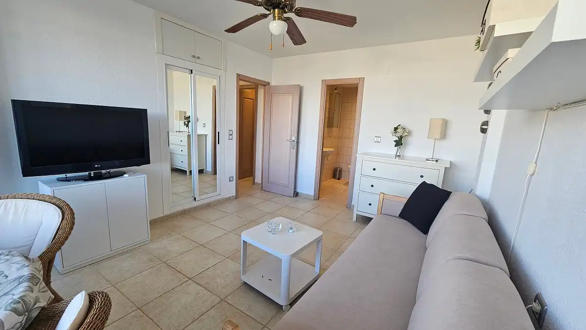 Sala de estar de Apartamento en venta en Santa Pola con Aire acondicionado y Piscina comunitaria