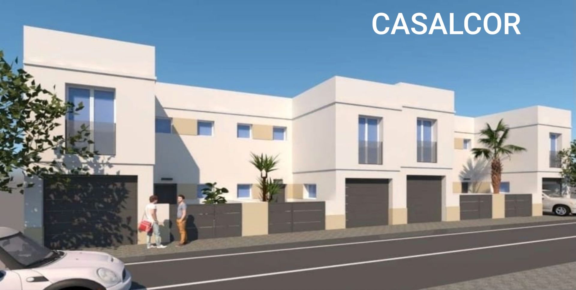 Exterior view of Single-family semi-detached for sale in El Viso del Alcor  with Terrace