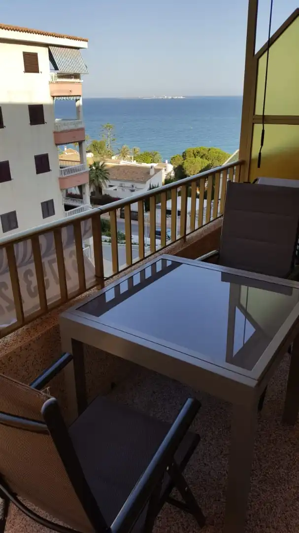 Terrasse von Wohnung zum Verkauf in Santa Pola mit Parkett, Terrasse und Möbliert