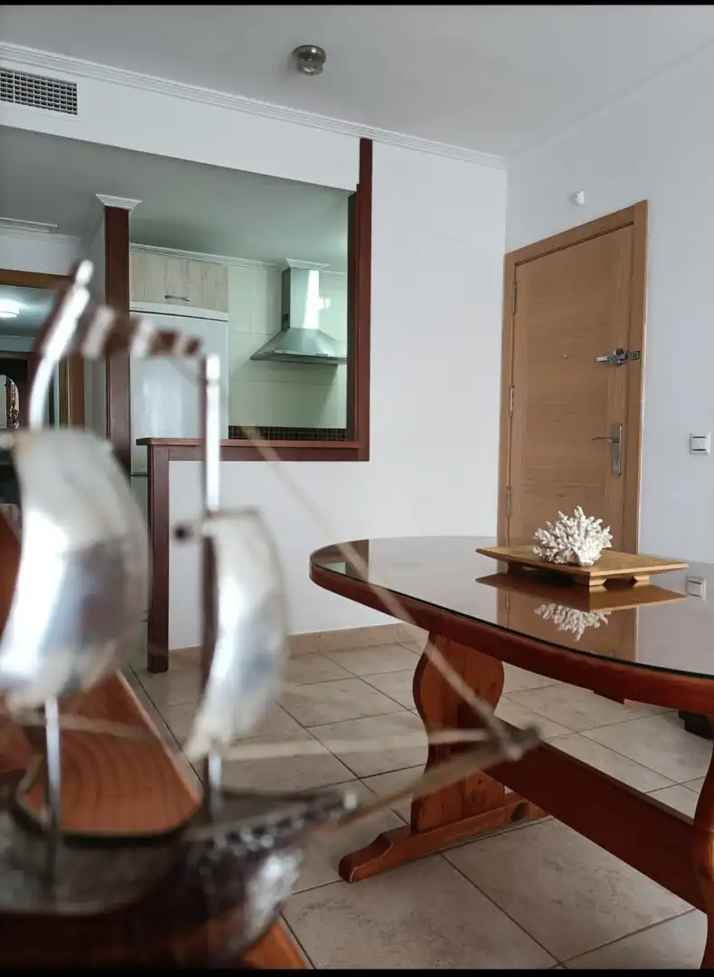 Dining room of Flat for rent in Punta Umbría  with Furnished, Oven and Washing machine