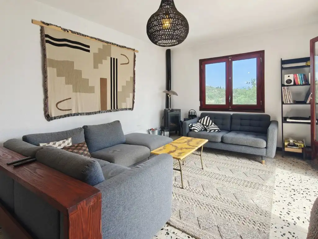 Sala de estar de Casa o chalet en venta en La Puebla de Castro