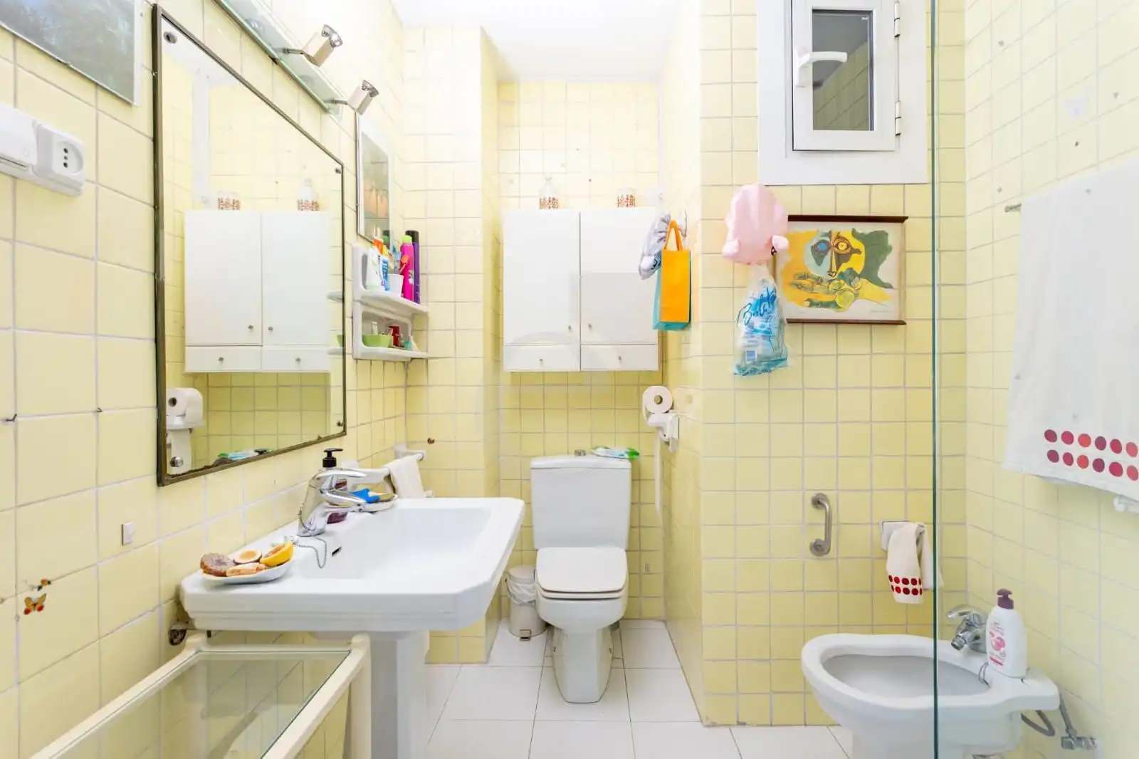 Badezimmer von Wohnung zum Verkauf in Valencia mit Klimaanlage, Terrasse und Abstellraum