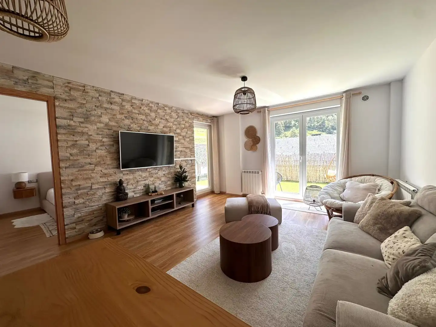 Sala de estar de Planta baja en venta en La Massana con Terraza, Trastero y Amueblado
