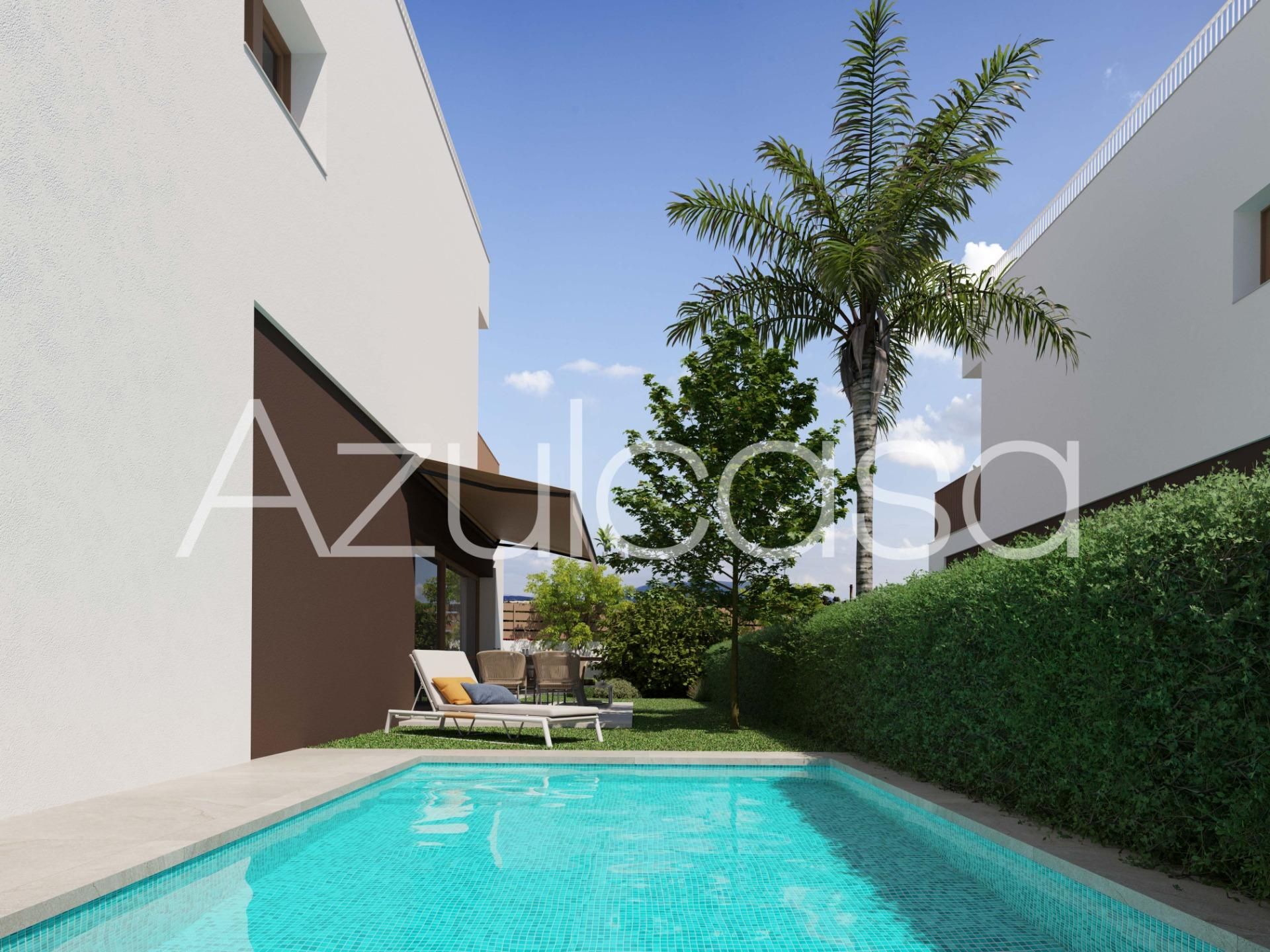 Swimming pool of House or chalet for sale in Elche / Elx  with Air Conditioner, Private garden and Terrace