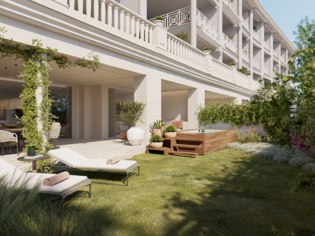Terrassa de Apartament en venda en  Palma de Mallorca amb Aire condicionat, Jardí privat i Moblat