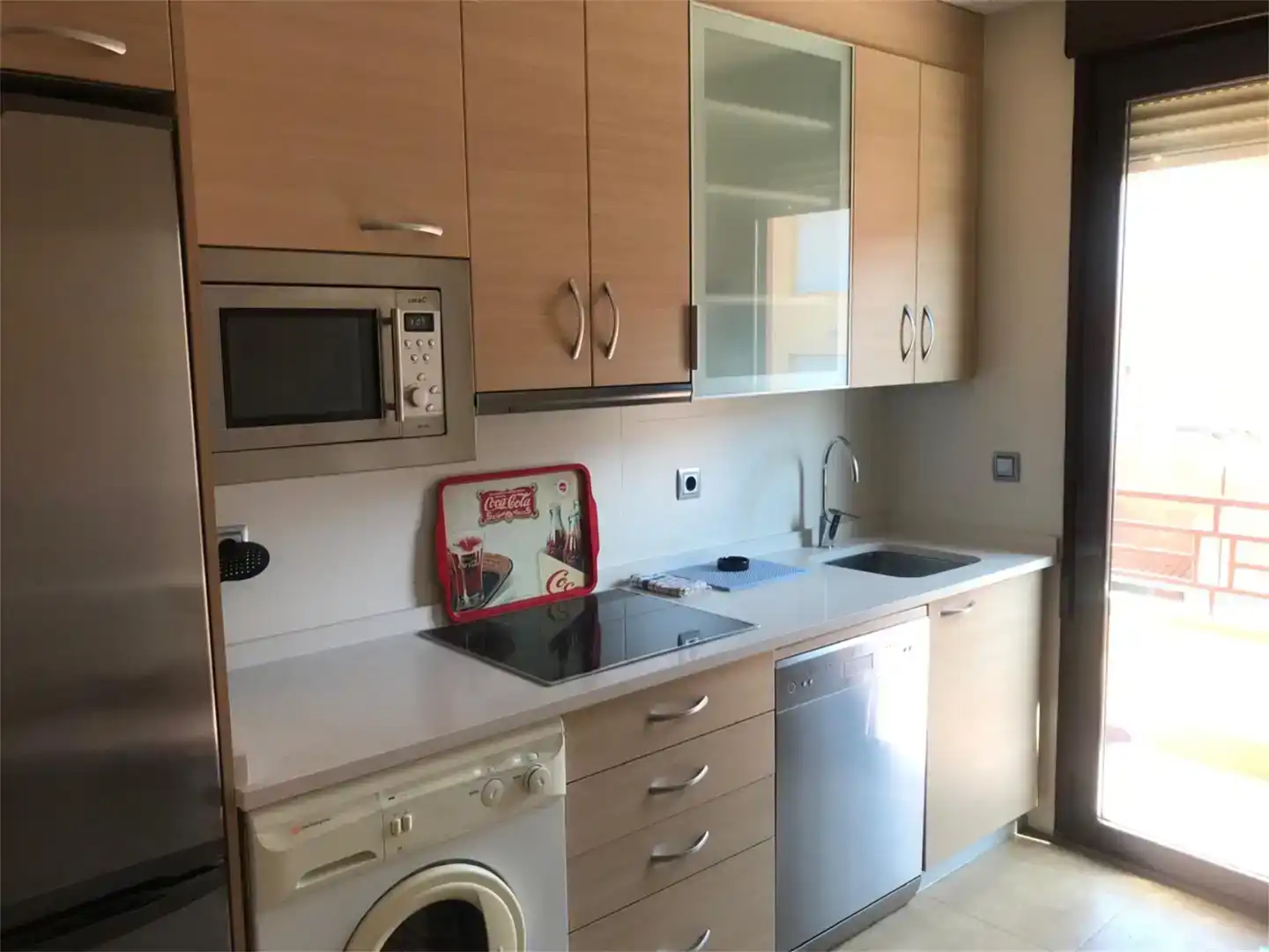 Kitchen of Flat for sale in Herce  with Balcony