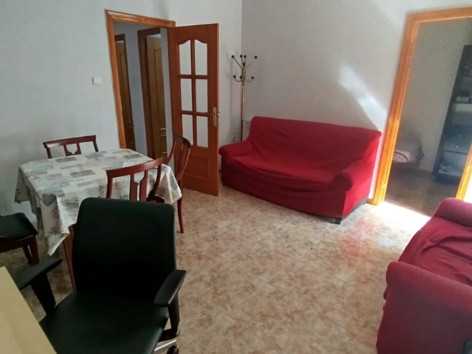 Sala d'estar de Pis de lloguer en  Murcia Capital amb Terrassa, Moblat i Rentadora