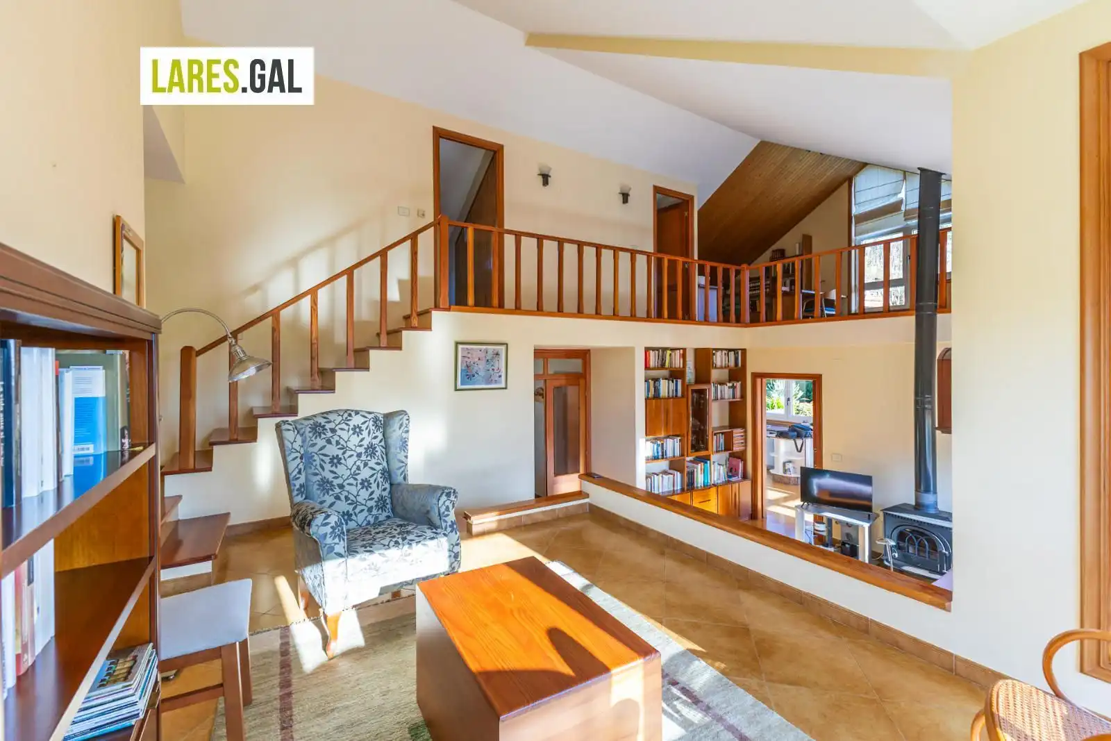 Sala de estar de Casa o chalet en venta en Cangas  con Calefacción y Trastero