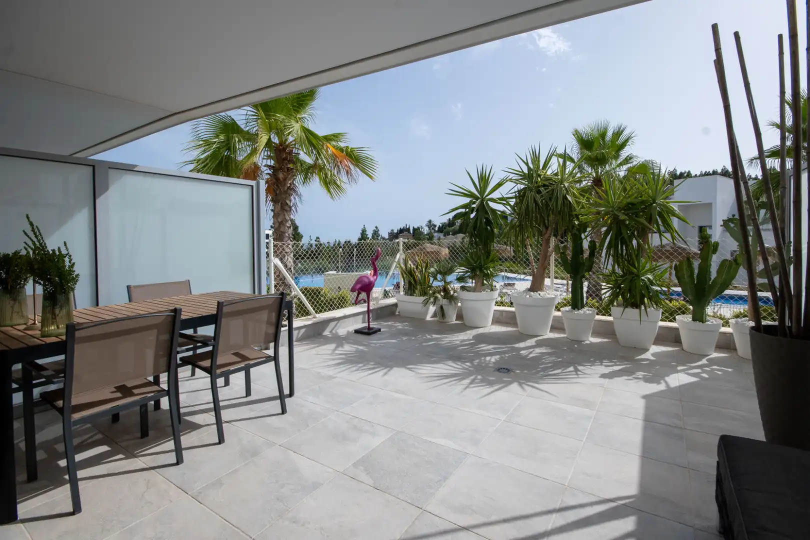 Terraza de Piso en venta en Mijas con Aire acondicionado, Jardín privado y Terraza