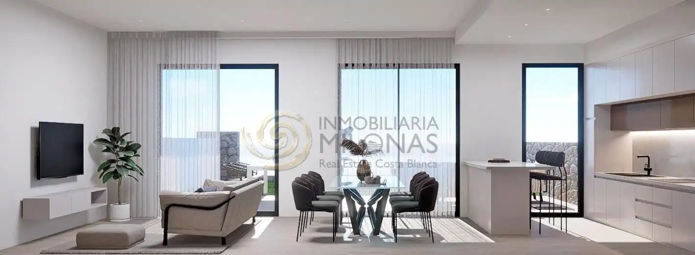 Apartamento con piscina en venta en Balcón de Finestrat - Terra Marina, imagen 5