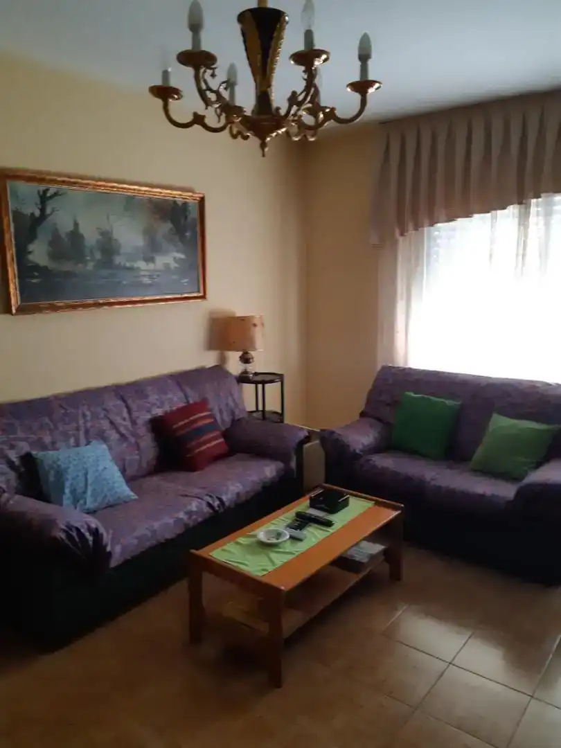 Wohnzimmer von Erdgeschoss zur Miete in Melide mit Privatgarten, Parkett und Möbliert