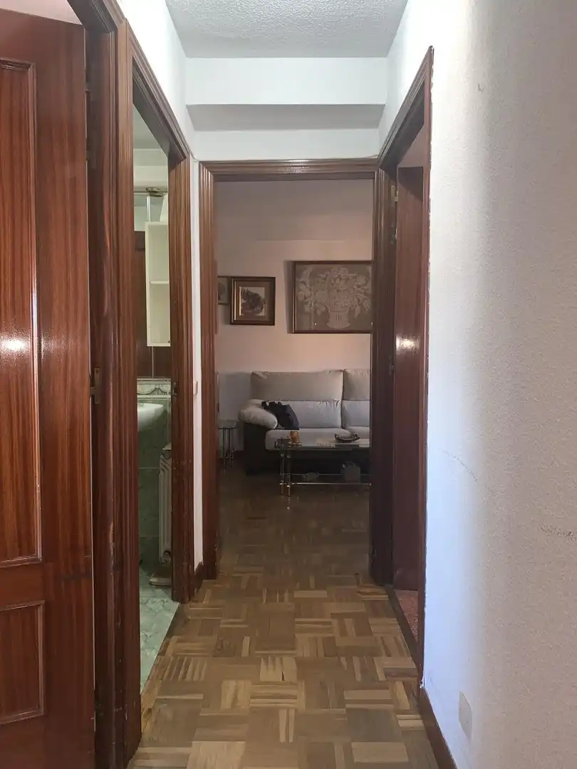 Sala d'estar de Pis de lloguer en Móstoles amb Aire condicionat, Calefacció i Parquet