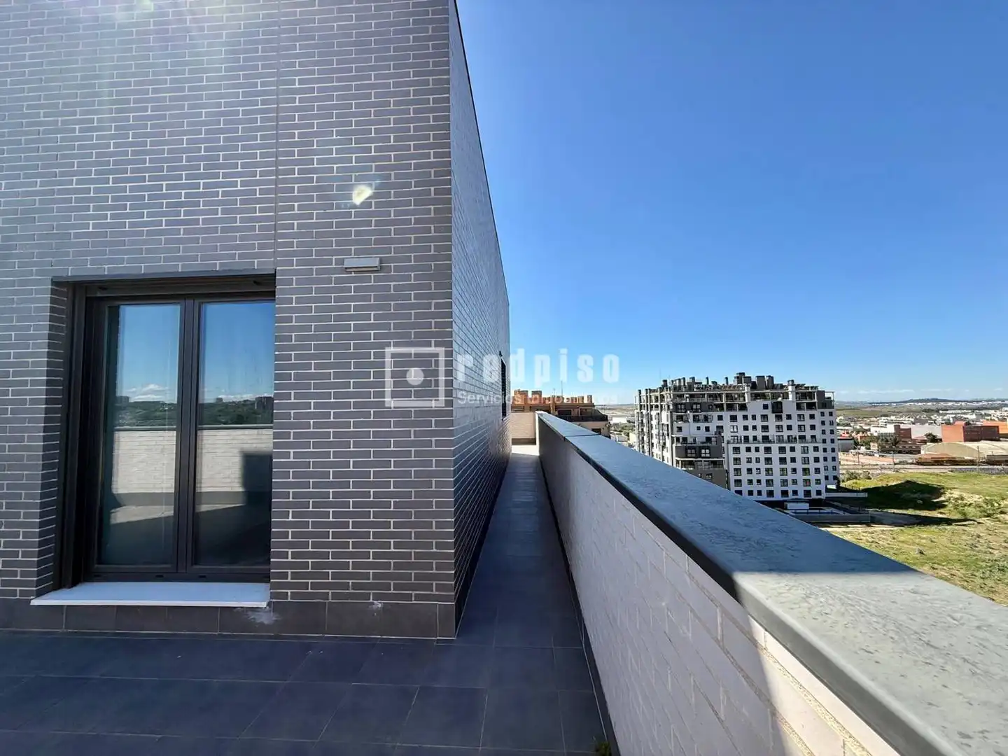 Terrasse von Dachboden zur Miete in Madrid mit Heizung, Terrasse und Abstellraum