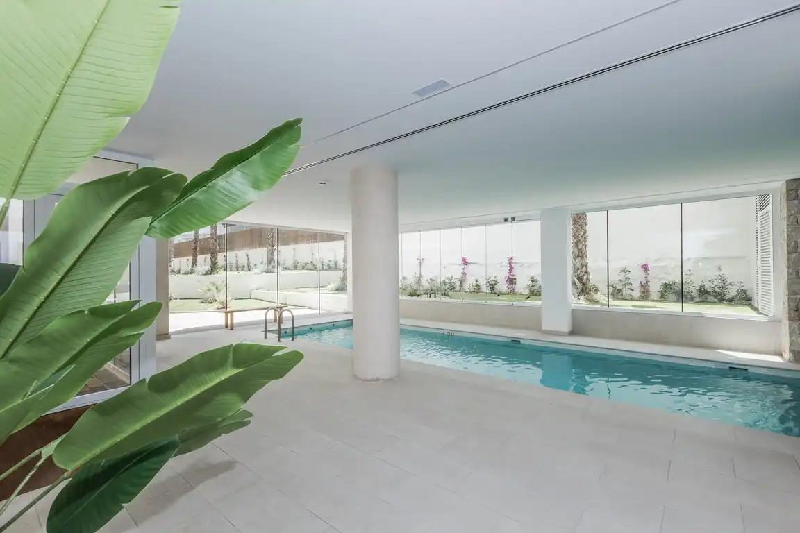 Swimming pool of Apartments for rent in Jávea / Xàbia  with Air Conditioner, Storage room and Sauna