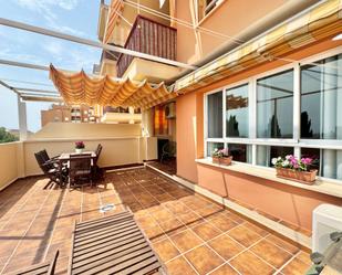 Terrace of Flat for sale in Rincón de la Victoria  with Air Conditioner, Private garden and Terrace