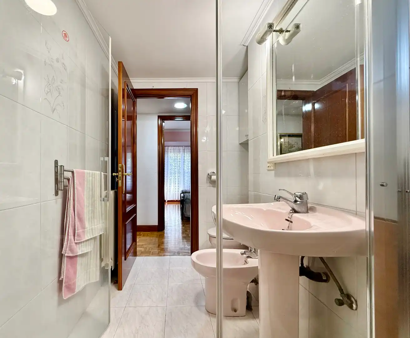 Badezimmer von Wohnung zum Verkauf in Donostia - San Sebastián  mit Heizung, Terrasse und Möbliert