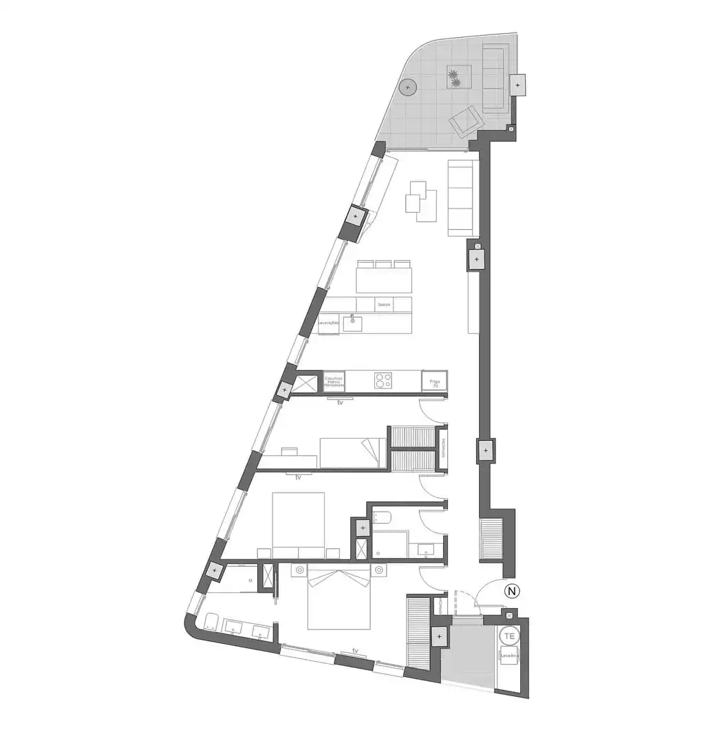 Apartament amb terrassa en venda a Veneziola, imagen 19