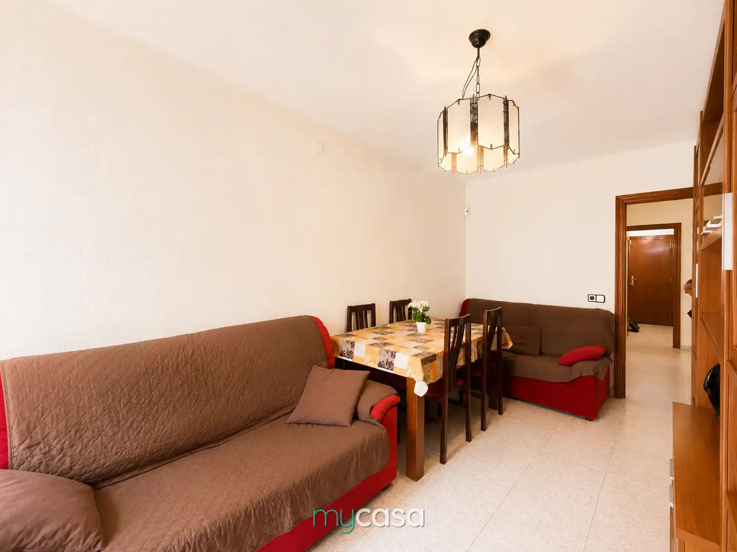 Wohnzimmer von Wohnung zum Verkauf in Badalona mit Klimaanlage, Terrasse und Abstellraum