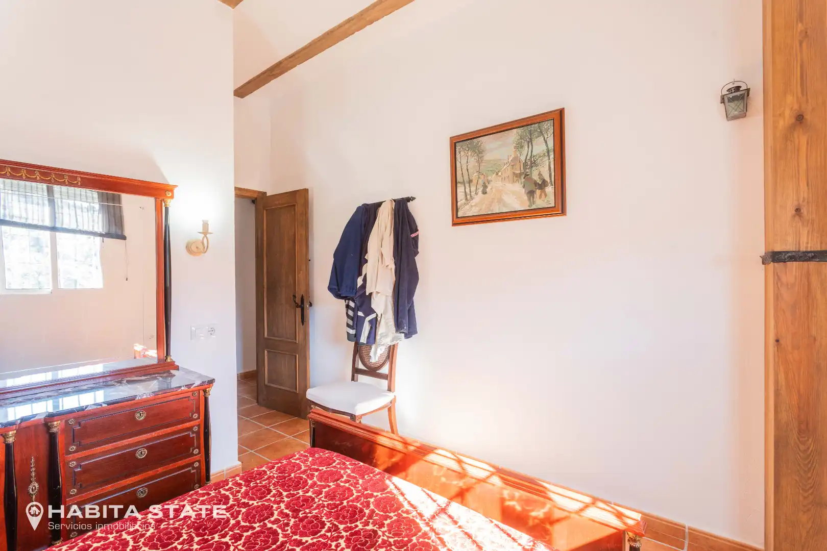 Dormitori de Casa o xalet en venda en Macael amb Jardí privat, Terrassa i Moblat