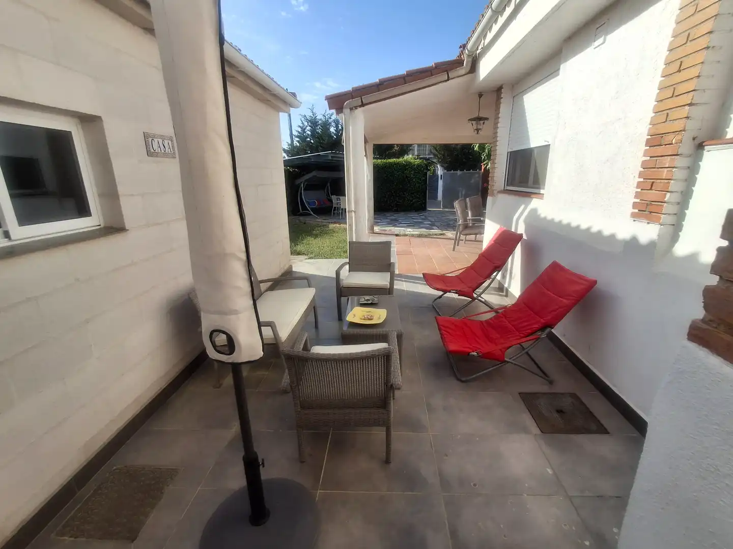 Terrassa de Casa o xalet en venda en Viana de Cega amb Calefacció, Jardí privat i Traster