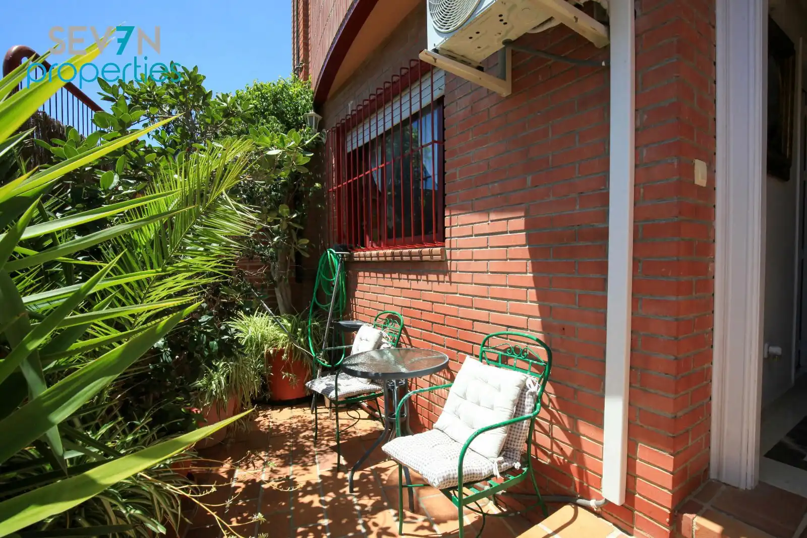 Terraza de Casa adosada en venta en Alicante / Alacant con Aire acondicionado, Calefacción y Piscina