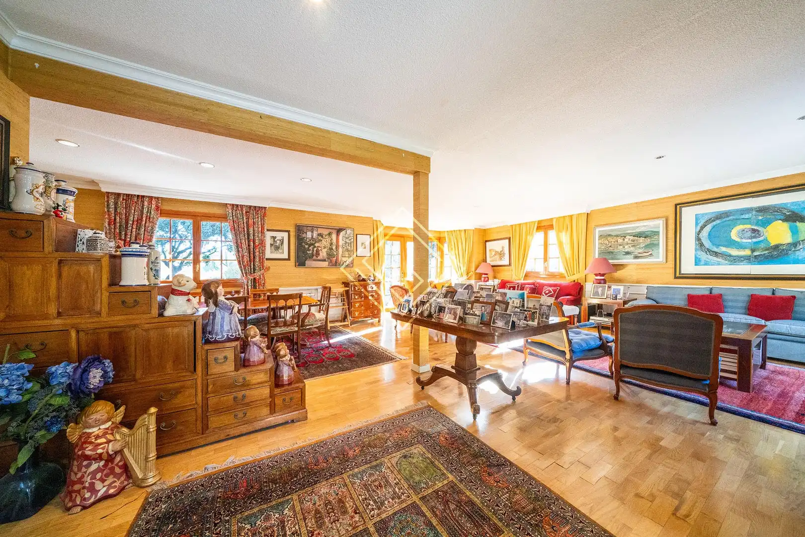 Sala de estar de Casa o chalet en venta en Pozuelo de Alarcón con Aire acondicionado, Calefacción y Jardín privado